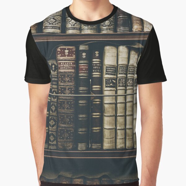 old books in a bookshelf, book and reading lovers by kind4you T-Shirts, Hoodie, Sweatshirt | BlankRebels.com (Image 1)