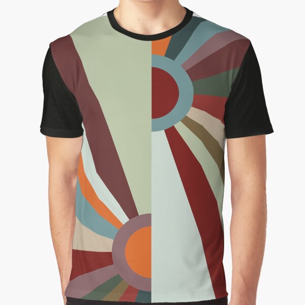 Offset Retro Sunset Rainbow 1 by MaryJaneRC T-Shirts, Hoodie, Sweatshirt | BlankRebels.com (Image 1)