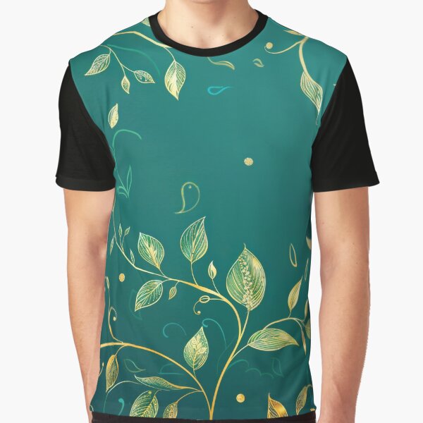 Celestial Botanical Design | Mystical Moon and Leaves for Nature Lover Gifts by KaladynDesigns T-Shirts,... (Image 1)