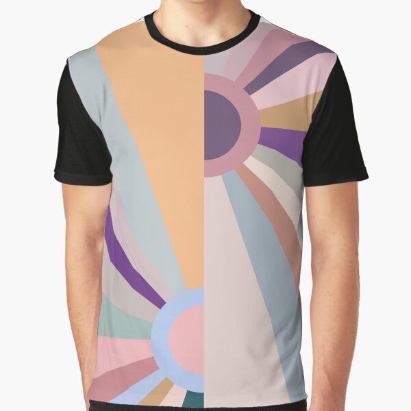 Offset Retro Sunset Rainbow 9 by MaryJaneRC T-Shirts, Hoodie, Sweatshirt | BlankRebels.com (Image 1)