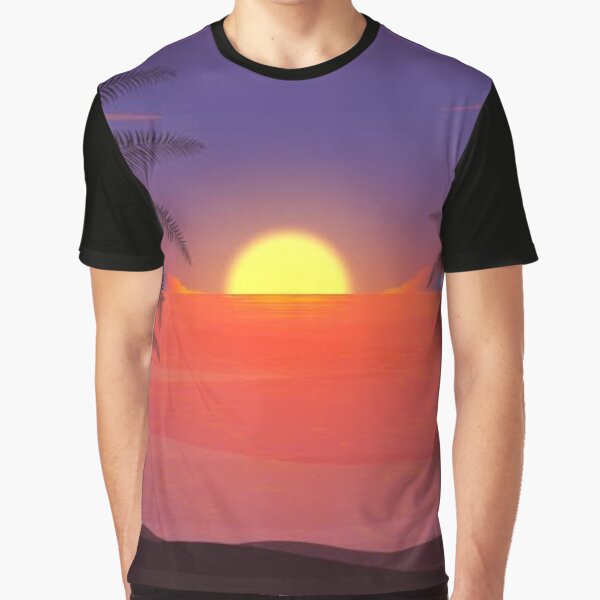 sunset sticker by Fine Art California T-Shirts, Hoodie, Sweatshirt | BlankRebels.com (Image 1)