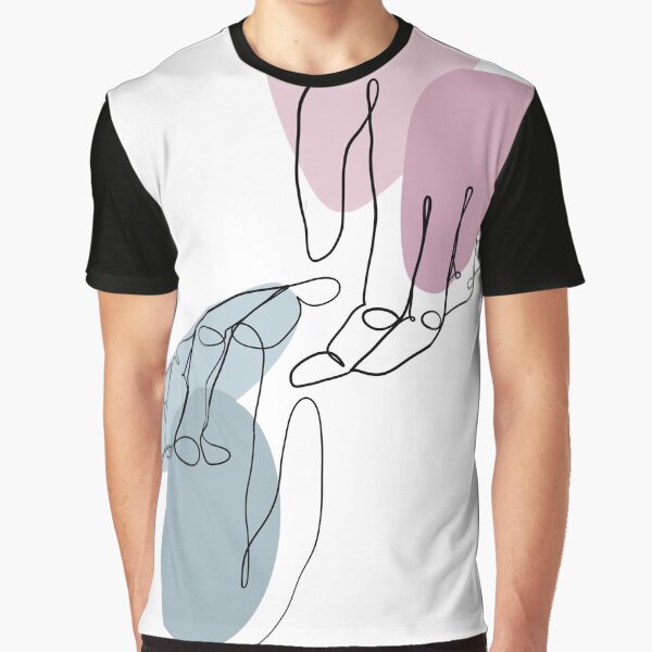 Line Art Hands Drawing by hmatt1003 T-Shirts, Hoodie, Sweatshirt | BlankRebels.com (Image 1)