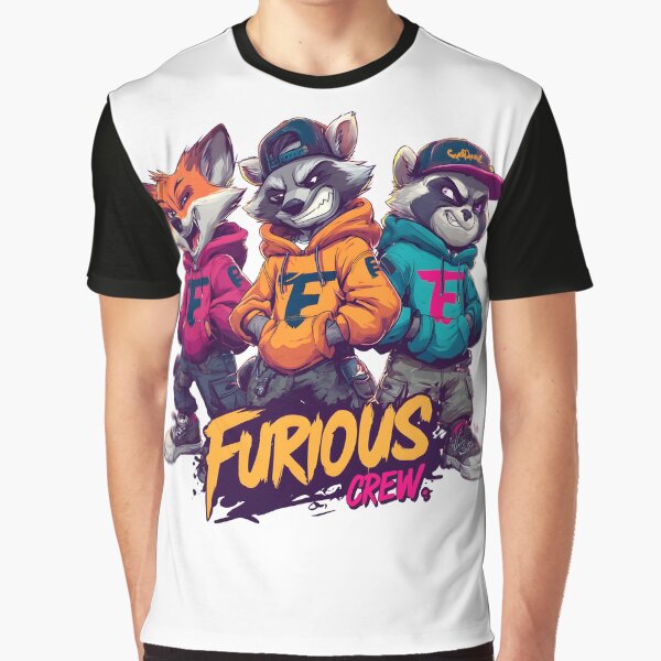 Furious Crew | Animal Street Gang Art by Furious-031 T-Shirts, Hoodie, Sweatshirt | BlankRebels.com (Image 1)
