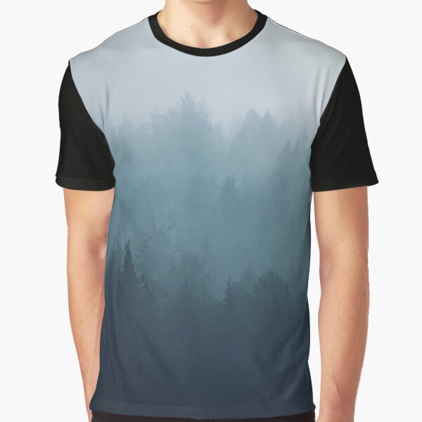 Blue forest fog by OkopipiDesign T-Shirts, Hoodie, Sweatshirt | BlankRebels.com (Image 1)