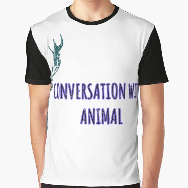 Conversation with animal.. by AWADHESH  CHAURASIA T-Shirts, Hoodie, Sweatshirt | BlankRebels.com (Image 1)