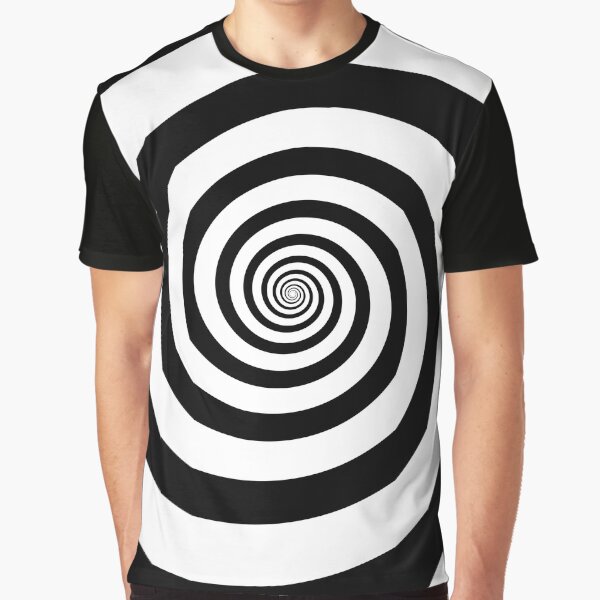 Hypnotic Black and White Swirl by Sparkle-Moth T-Shirts, Hoodie, Sweatshirt | BlankRebels.com (Image 1)