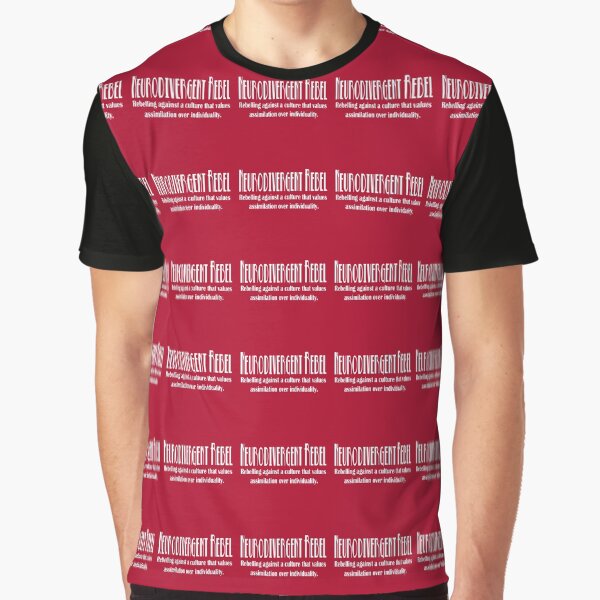 Neurodivergent Rebel - Red by NeuroRebel T-Shirts, Hoodie, Sweatshirt | BlankRebels.com (Image 1)