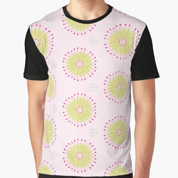 cute spring natural nature garden whimsical bird seamless colorful repeat pattern by Abrahamjrnd T-Shirts,... (Image 1)