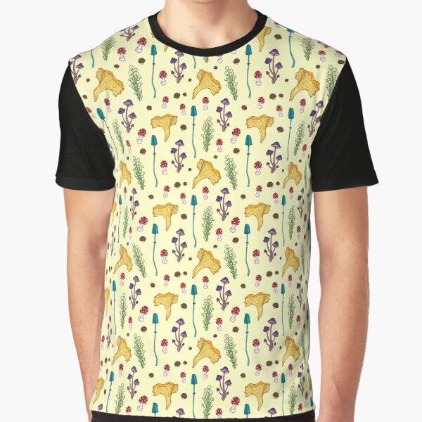 Cottagecore Mushroom Pattern by Pob Hosking T-Shirts, Hoodie, Sweatshirt | BlankRebels.com (Image 1)