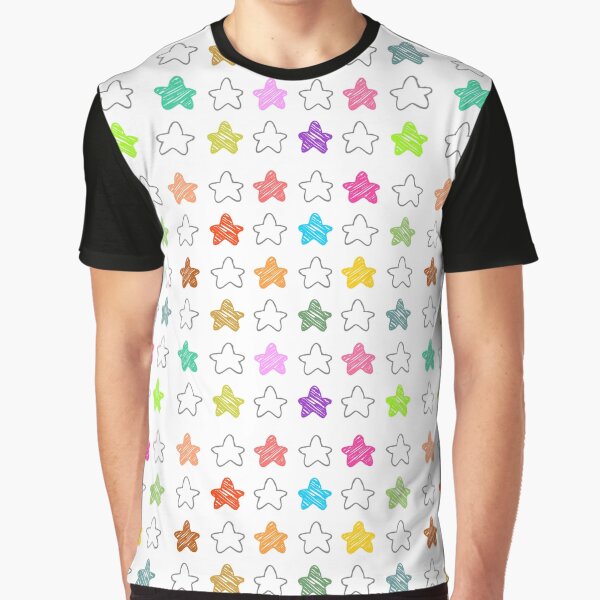 Colorful Childish Stars by hatimelhag T-Shirts, Hoodie, Sweatshirt | BlankRebels.com (Image 1)