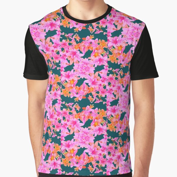Mulitcolored Floral Pattern by DFLC Prints T-Shirts, Hoodie, Sweatshirt | BlankRebels.com (Image 1)