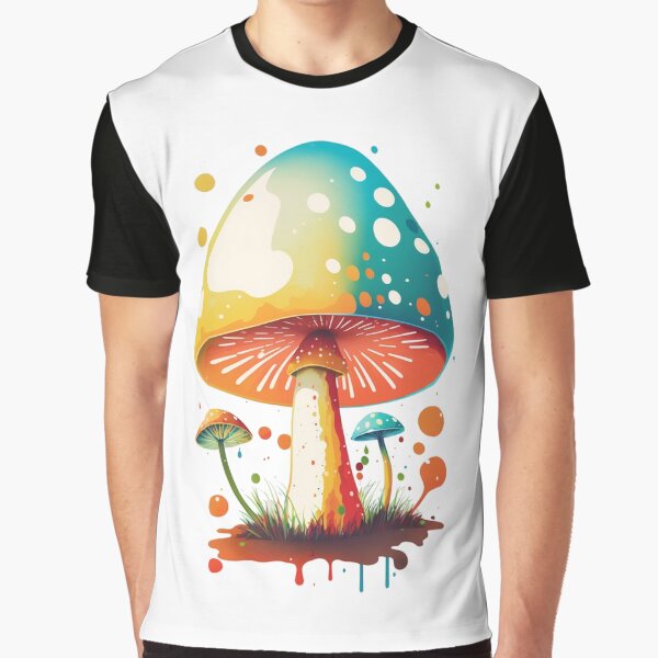 Dripping Paint Mushrooms by UlDesigns T-Shirts, Hoodie, Sweatshirt | BlankRebels.com (Image 1)