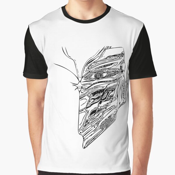 Handmade Abstract Mech Robot Line Art – Original Sketch Design by TorqueThread T-Shirts, Hoodie, Sweatshirt (Image 1)