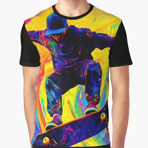 Skateboard Through Colors by Store With Cool Stuff T-Shirts, Hoodie, Sweatshirt | BlankRebels.com (Image 1)