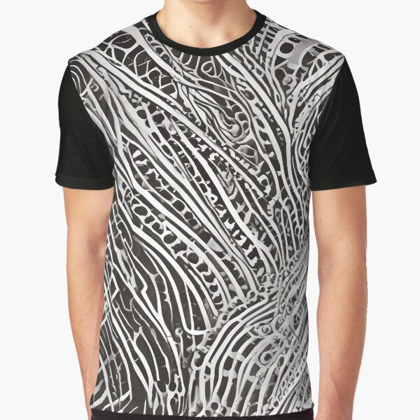Close-up of a brain indicating its artistic and abstract nature by AttireCrush T-Shirts, Hoodie, Sweatshirt (Image 1)