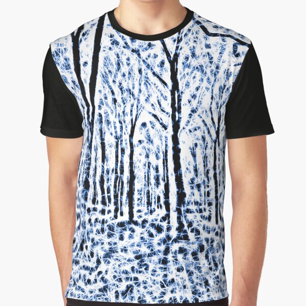 The Blue Forest Abstract Art by Londonimages T-Shirts, Hoodie, Sweatshirt | BlankRebels.com (Image 1)