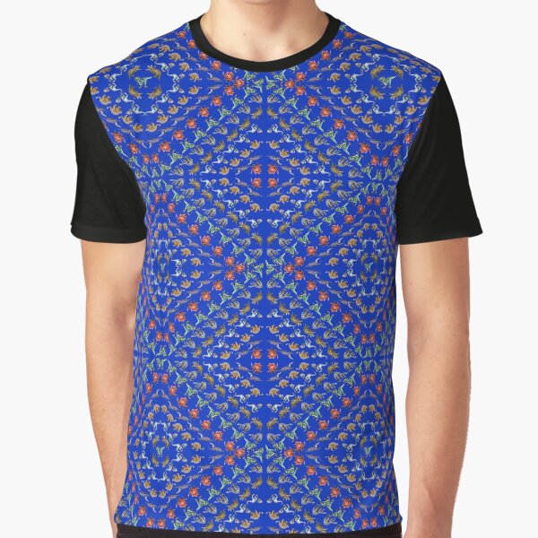 Watercolor Dinosaur Quilted Diamond by Uplift Illustrations T-Shirts, Hoodie, Sweatshirt | BlankRebels.com (Image 1)