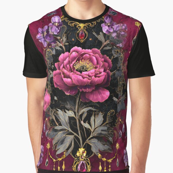 Dark Academia Cottagecore Victorian Peony Inspired by scicilysimonee T-Shirts, Hoodie, Sweatshirt | BlankRebels.com (Image 1)