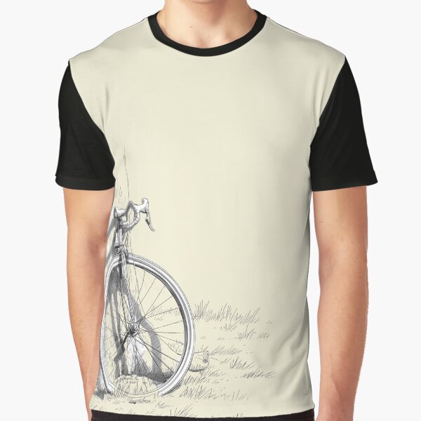 Sketch-Style Hobby Cycling in Nature – Tree & Grass by The Mystic Richard T-Shirts, Hoodie, Sweatshirt (Image 1)