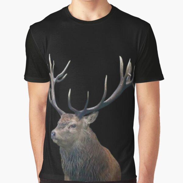 Red deer stag #2 by The Adventure Never Ends !!! T-Shirts, Hoodie, Sweatshirt | BlankRebels.com (Image 1)