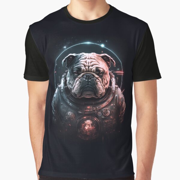 Bulldog Astronaut by Anderson Ferreira T-Shirts, Hoodie, Sweatshirt | BlankRebels.com (Image 1)