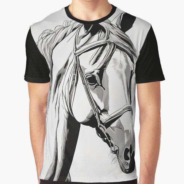 Horse Sketch Drawing by Bunmigraphics T-Shirts, Hoodie, Sweatshirt | BlankRebels.com (Image 1)