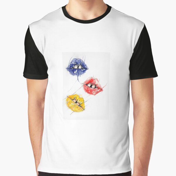 3 lips by Ibreathart T-Shirts, Hoodie, Sweatshirt | BlankRebels.com (Image 1)