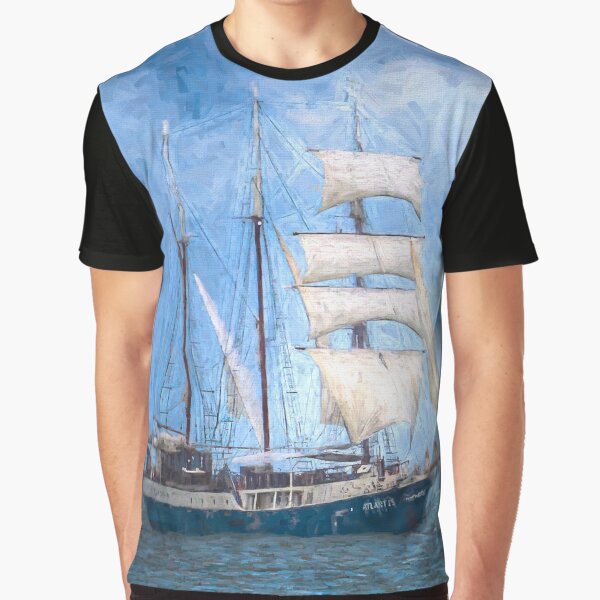 Sailing Ship Edgar Degas Style by Londonimages T-Shirts, Hoodie, Sweatshirt | BlankRebels.com (Image 1)