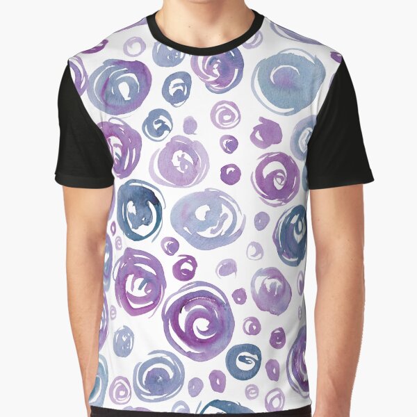 Floral Pattern #7 | Original Purple by RebeccaFlaherty T-Shirts, Hoodie, Sweatshirt | BlankRebels.com (Image 1)
