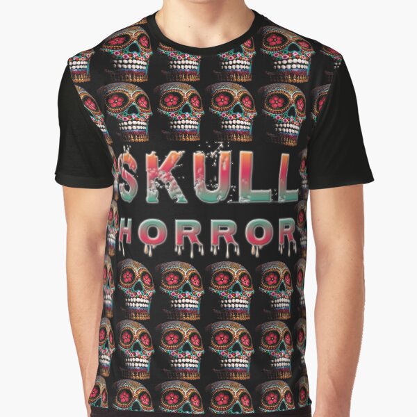 Skull Horror color funny by DesignerFollow T-Shirts, Hoodie, Sweatshirt | BlankRebels.com (Image 1)