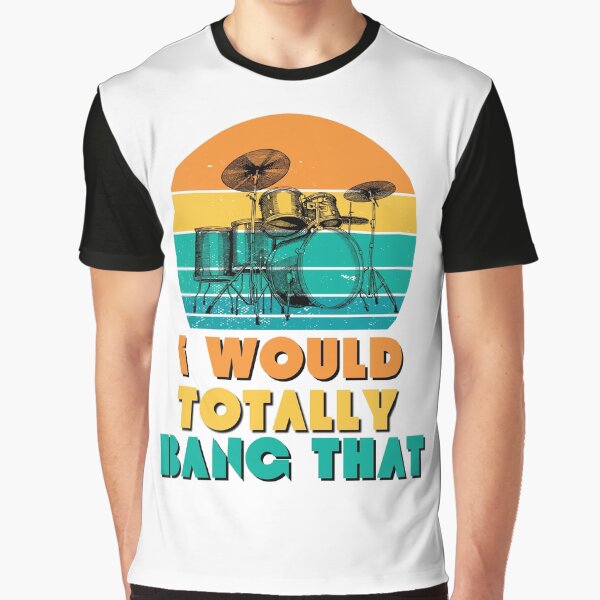 Funny Quote Retro Drums by GarnersDesigns