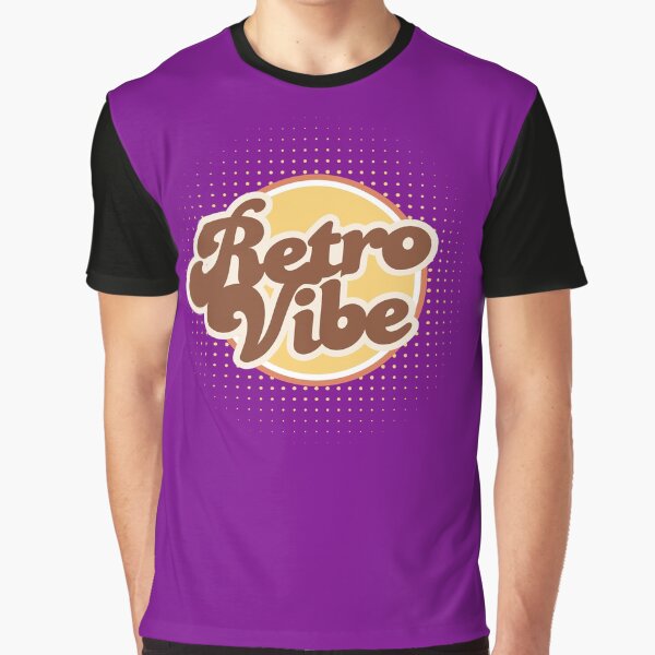 Retro Vibe – Bold Purple Retro Typography Design by Panoramax T-Shirts, Hoodie, Sweatshirt | BlankRebels.com (Image 1)