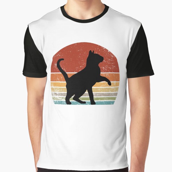 Cat Retro T Shirt, Cat Retro Shirt, Retro Cat by DesignsbyPhilee