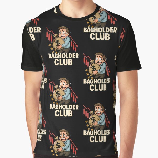Bagholder Club – Funny Stock Market Trader Design by BullishJunkie T-Shirts, Hoodie, Sweatshirt | BlankRebels.com (Image 1)