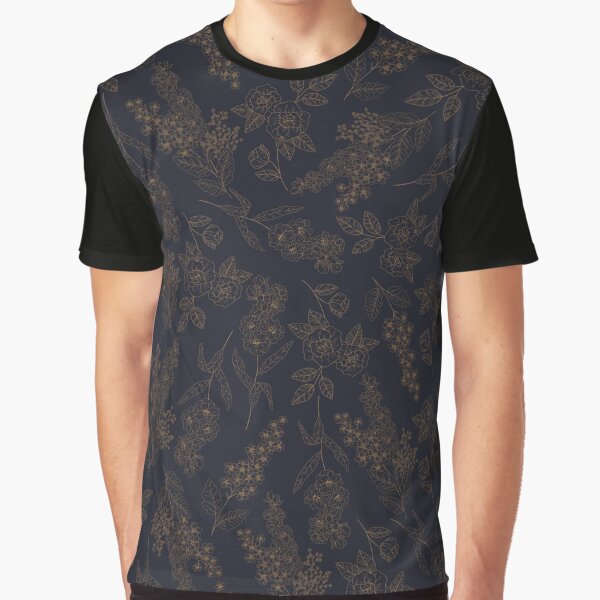 Dark Academia Aesthetic Floral Pattern by JoWillmot T-Shirts, Hoodie, Sweatshirt | BlankRebels.com (Image 1)