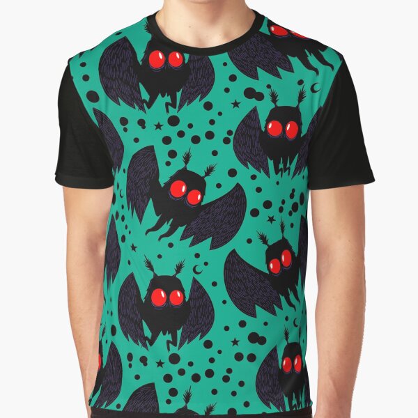 Mothman Green Night by Rich Hague T-Shirts, Hoodie, Sweatshirt | BlankRebels.com (Image 1)