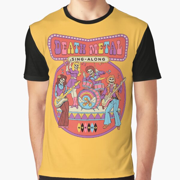 Death Metal Sing-Along by Steven Rhodes T-Shirts, Hoodie, Sweatshirt | BlankRebels.com (Image 1)
