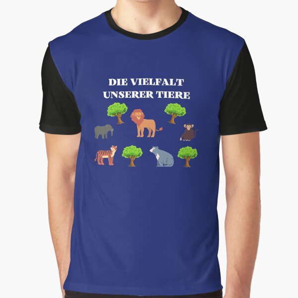 "The diversity of our animals: Fascinating t-shirt for animal lovers and conservationists who celebrate... (Image 1)