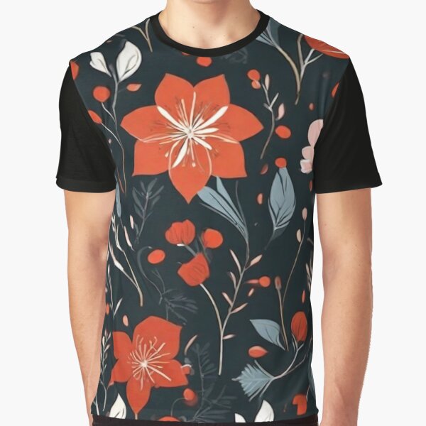 Lustful Floral Pattern 001 by Alexis Art Collection T-Shirts, Hoodie, Sweatshirt | BlankRebels.com (Image 1)