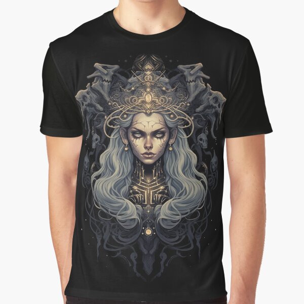 Gothic Girl - Skulls by Nareante T-Shirts, Hoodie, Sweatshirt | BlankRebels.com (Image 1)