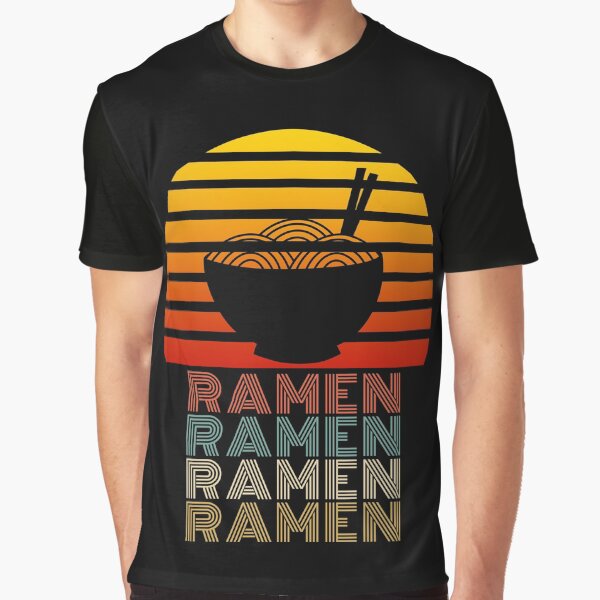Ramen Life Japanese Noodles Lover Vintage Retro Style by Basti09 T-Shirts, Hoodie, Sweatshirt | BlankRebels.com (Image 1)