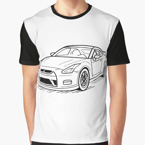 Ghibli-style Nissan GTR by InkArtora T-Shirts, Hoodie, Sweatshirt | BlankRebels.com (Image 1)