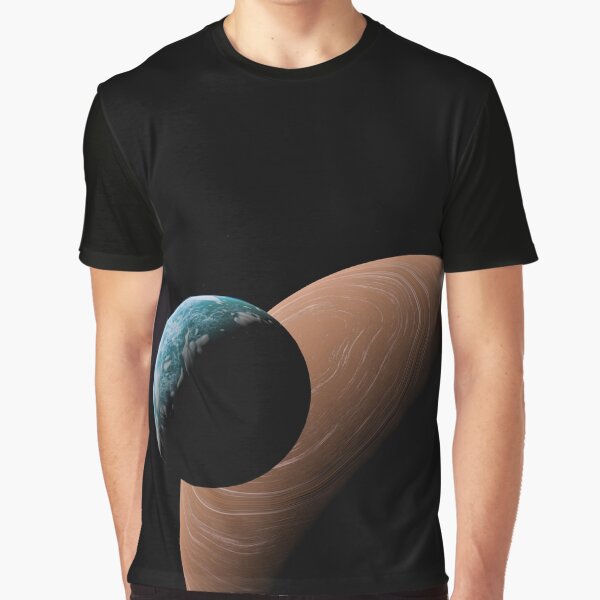 Glacier and Gas Giant Planet Render by Crimson Leaf T-Shirts, Hoodie, Sweatshirt | BlankRebels.com (Image 1)