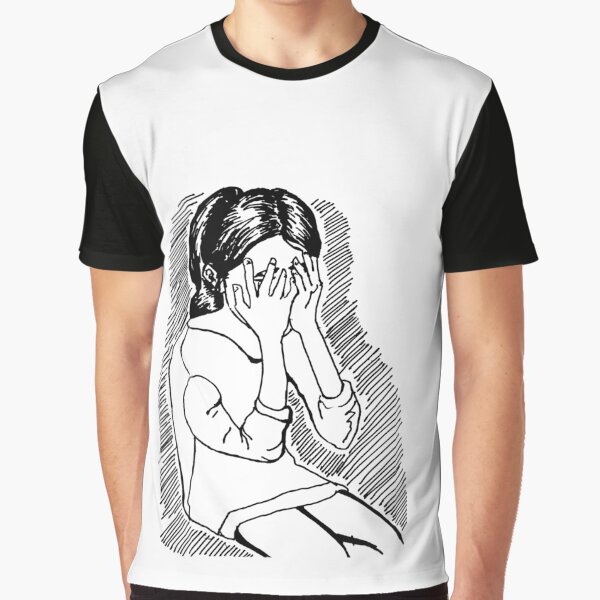 Untitled, 2015. (Portrait of an Embarrassed Girlfriend) by JC Den T-Shirts, Hoodie, Sweatshirt | BlankRebels.com (Image 1)