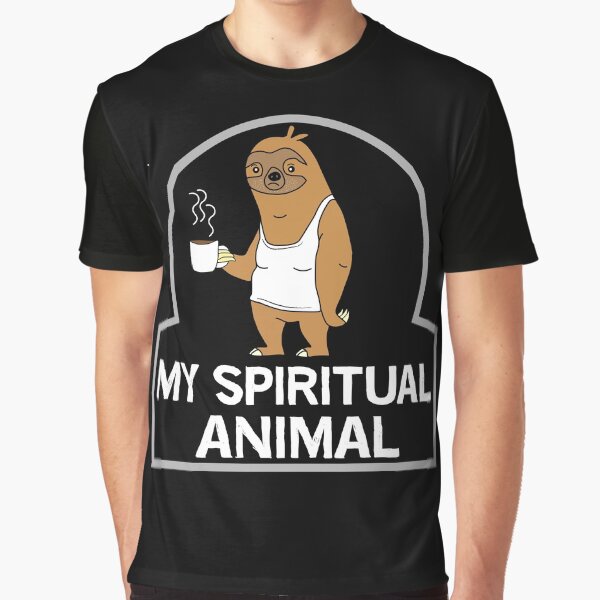 Funny My Spiritual Animal  - Funny Spiritual Animal Coffee - Sloth Coffee (Image 1)