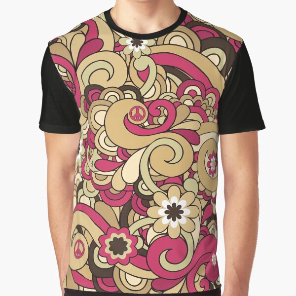 Vintage Hippie Swirl Pattern by Nartissima T-Shirts, Hoodie, Sweatshirt | BlankRebels.com (Image 1)