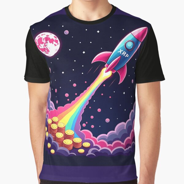 XRP to the Moon – Rocket Ride by bullbeargear T-Shirts, Hoodie, Sweatshirt | BlankRebels.com (Image 1)