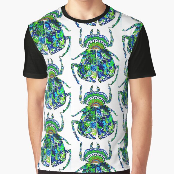 Green and Blue Beetle by Hannah Staab T-Shirts, Hoodie, Sweatshirt | BlankRebels.com (Image 1)