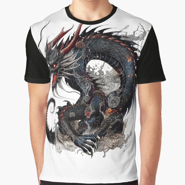 Black Dragon by WryGreenCo T-Shirts, Hoodie, Sweatshirt | BlankRebels.com (Image 1)