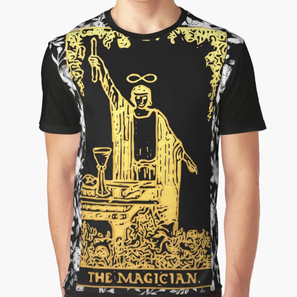 Floral Tarot Print - The Magician by Annalee Beer T-Shirts, Hoodie, Sweatshirt | BlankRebels.com (Image 1)